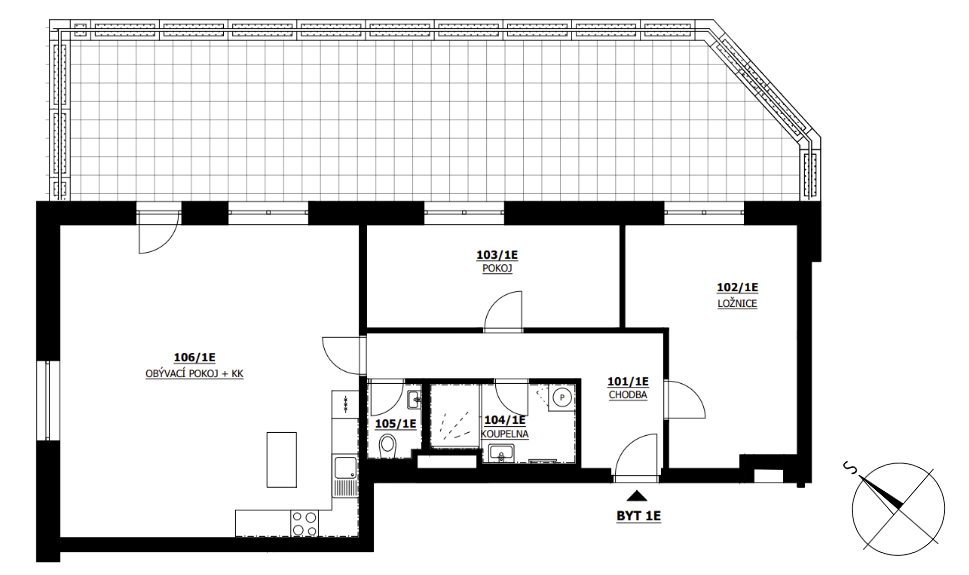 Bytový dům Astra, bydlení v Sezimově Ústí v Táboře